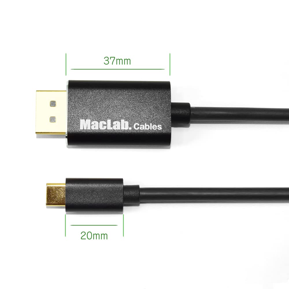 Amazon.co.jp: MacLab. USB Type-C Displayport 変換 ケーブル 1m HDR